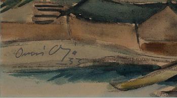 ONNI OJA, Akvarell, sign. -33.