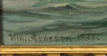 Vilhelm Arnesen, Full-rigged ship off Copenhagen.