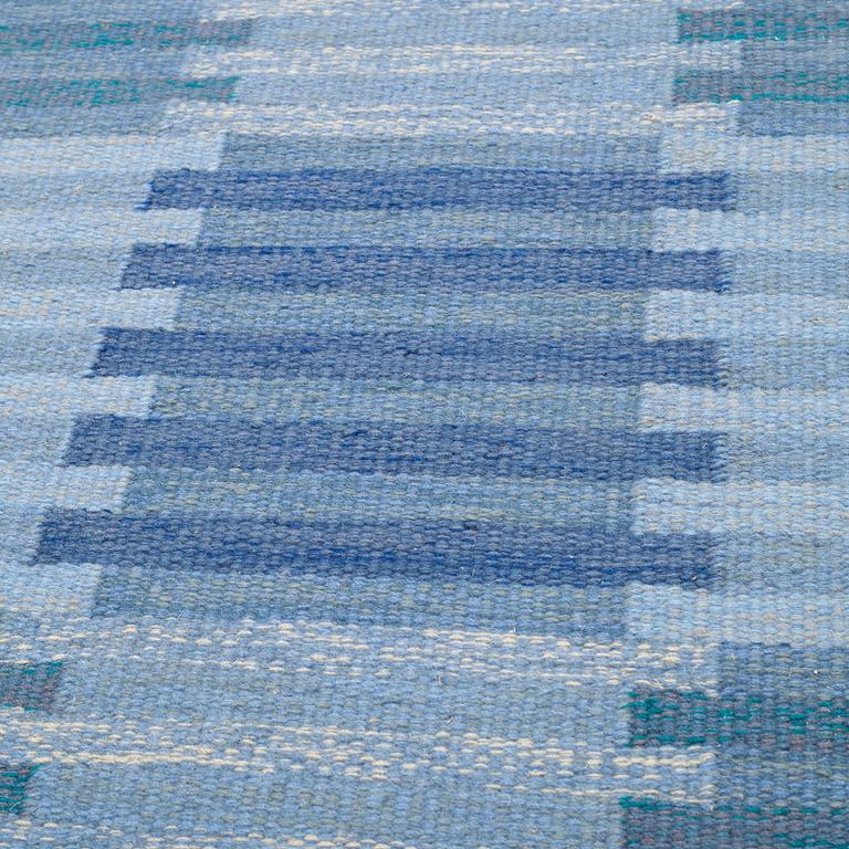 CARL MALMSTEN, A CARPET, "Capella, blå", double sided, ca 240 x 167 cm, signed CM.