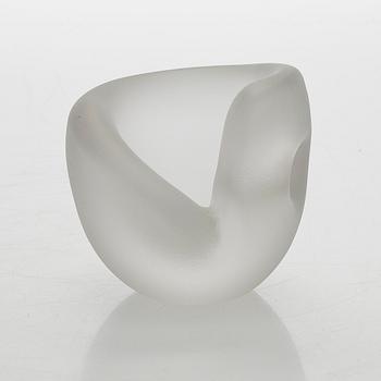 Timo Sarpaneva, sculpture, glass, 'Hiidenkirnu', signed.