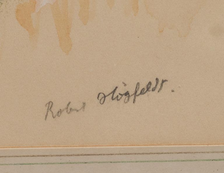 ROBERT HÖGFELDT, 2 st, blandteknik, signerade.
