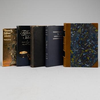 BOOKS, 5 vol. About silver.
