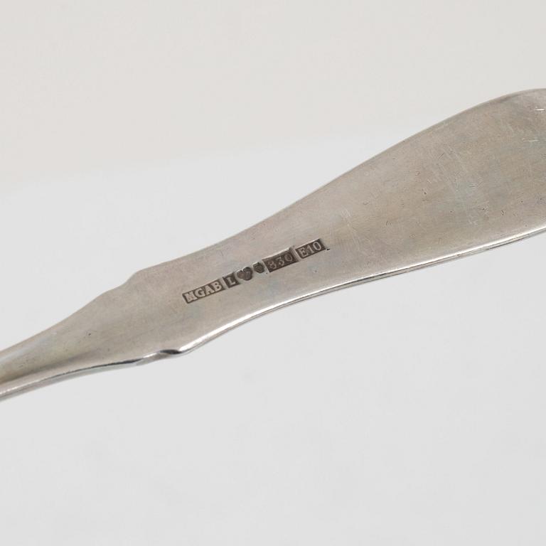 Eric Löfman, an 80-piece Swedish silver cutlery service, model 'Uppsala', MGAB, Lidköping, including 1977.