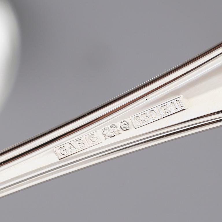 BESTICK, 45 delar, silver, olika modeller, 1900-/2000-tal. Total vikt ca 499 g.