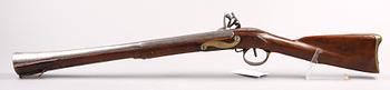 BLUNDERBUS, flintlås, engelskt lås märkt 1749,