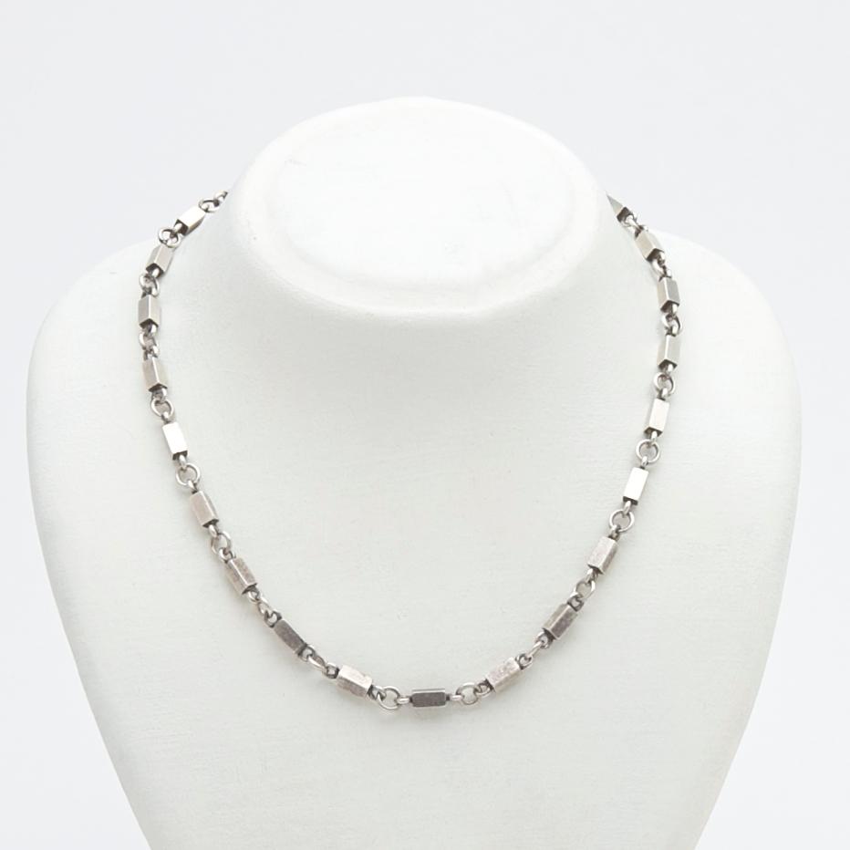 Wiwen Nilsson, Necklace, sterling silver, Lund, 1958.