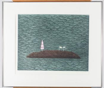 TUULA LEHTINEN, etsning, signerad och daterad 1986, numrerad 25/50.