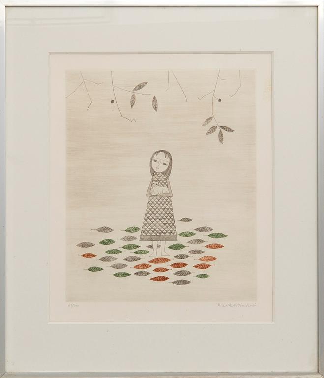 Keiko Minami, "Girl with Cat".