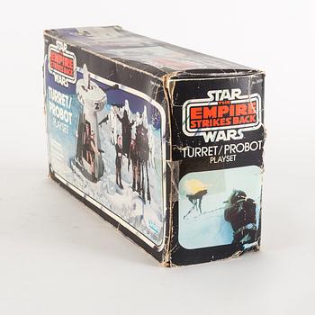 STAR WARS, Imperial attack base, Tauntaun samt Turret and probot playset, Empire Strikes Back, Kenner 1980-tal.