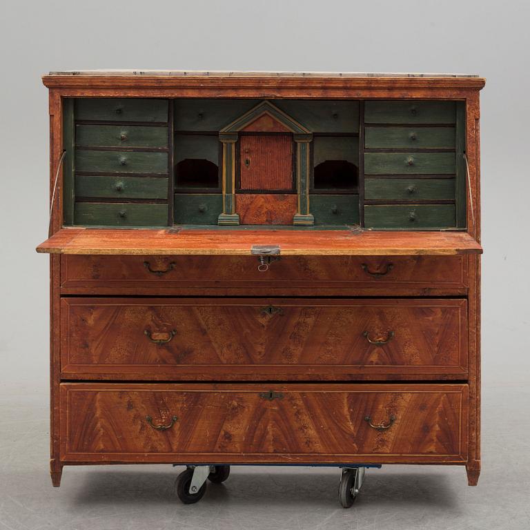 A swedish secretaire, dated 1848.