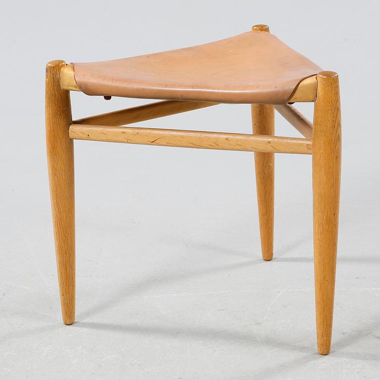 A stool, designed by Östen Kristiansson for Luxus AB in Vittsjö, 1950/60s.