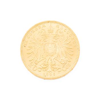 Gold coin, Austria-Hungary, 20 Corona, 1895.