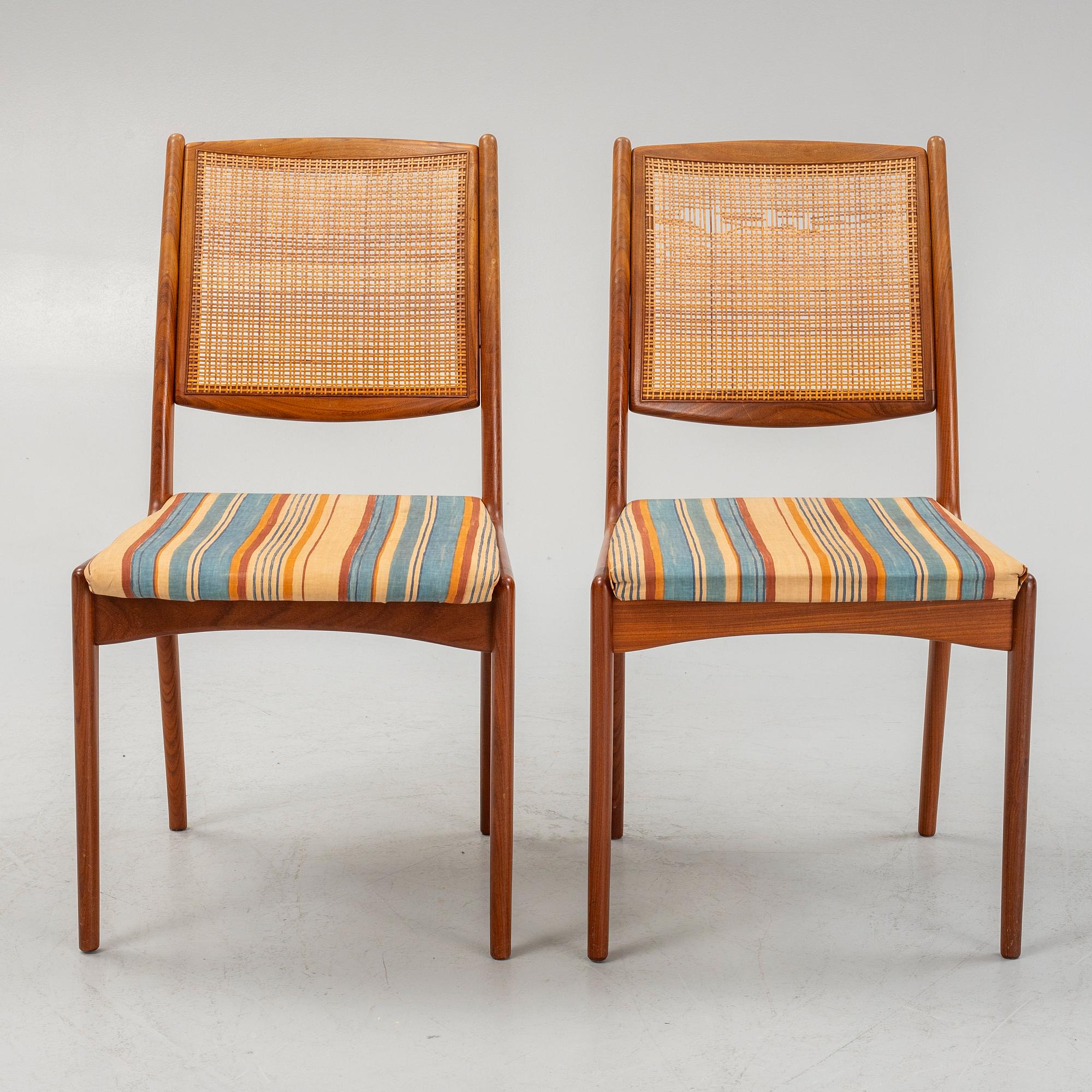 Svante Skogh, Seffle Möbelfabrik, et al. A five-piece dining suite, 1950's/60's.