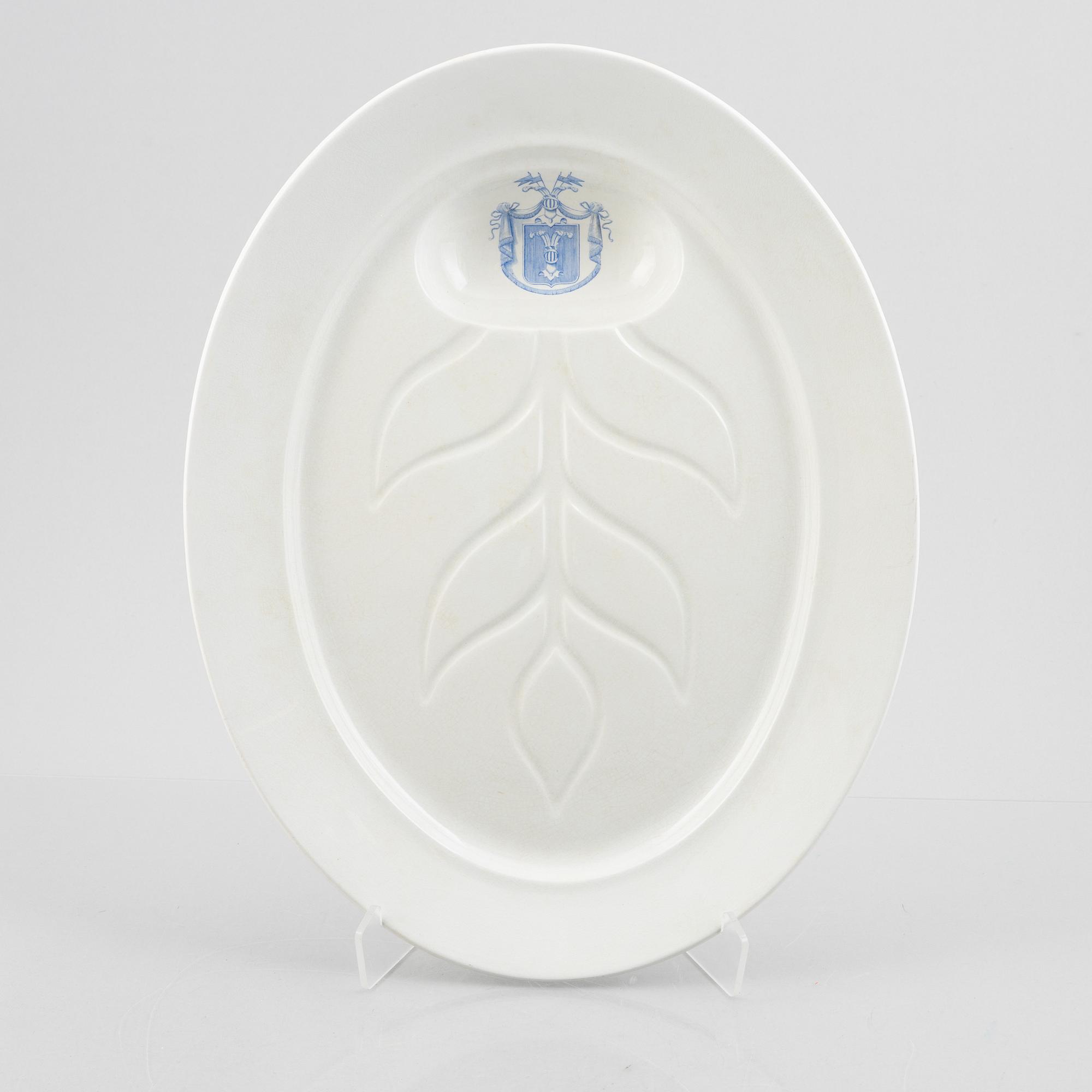 An iron stone china serving dish, Rörstrand, early 20th century.