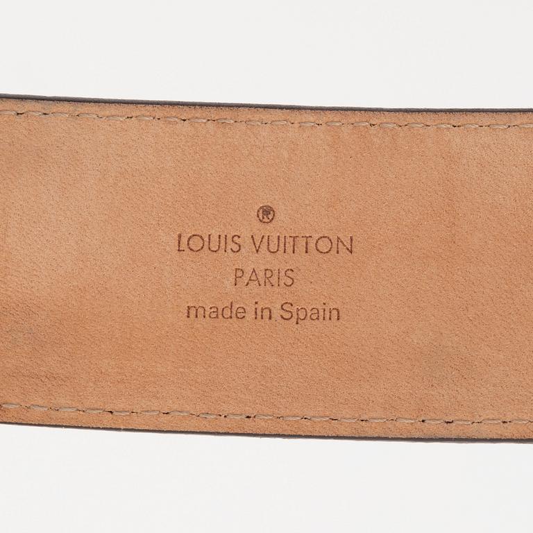 Louis Vuitton, skärp, "LV Initiales", storlek 95, 2008.