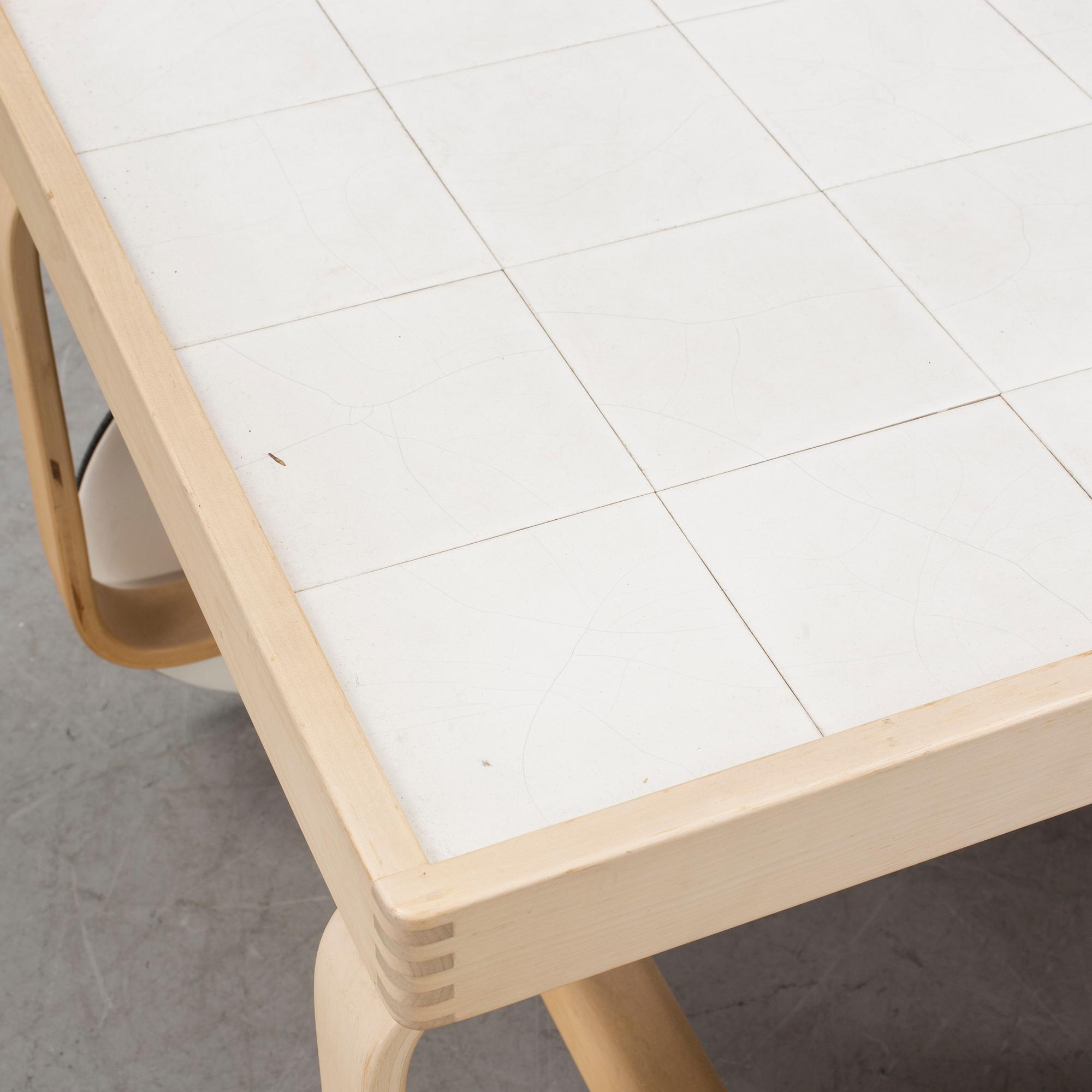 ALVAR AALTO, a model 900 birch tea trolley from Artek, Finland.