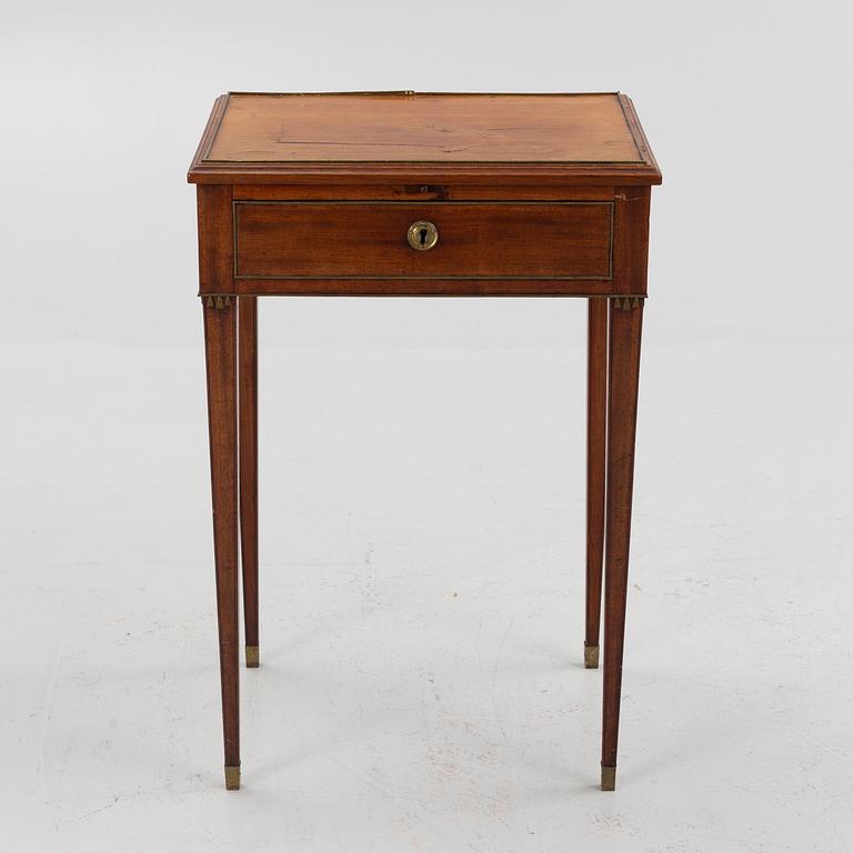 A late Gustavian side table, circa 1800.