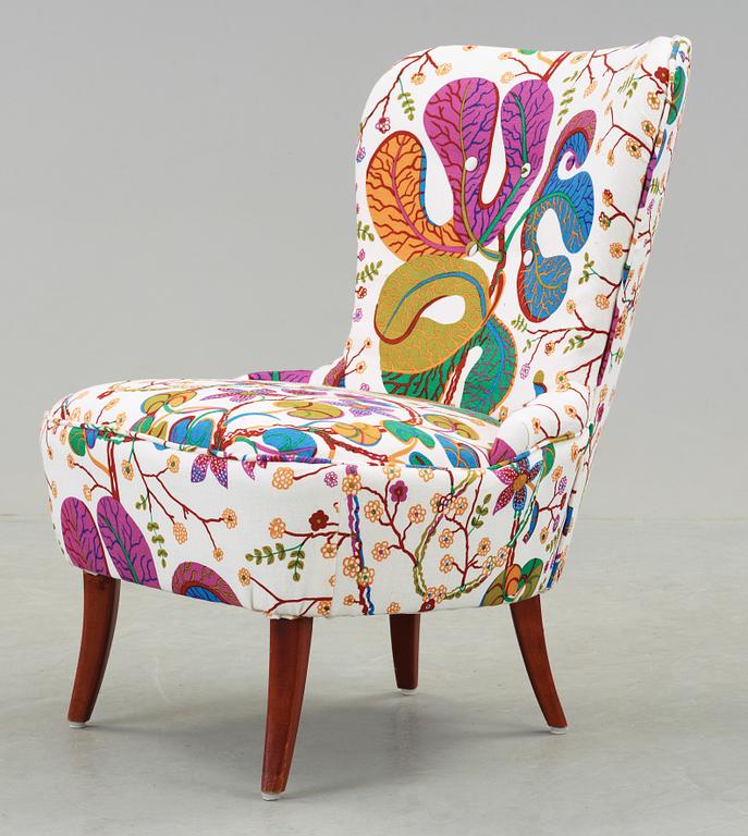 FÅTÖLJ, omkring 1900-talets mitt.