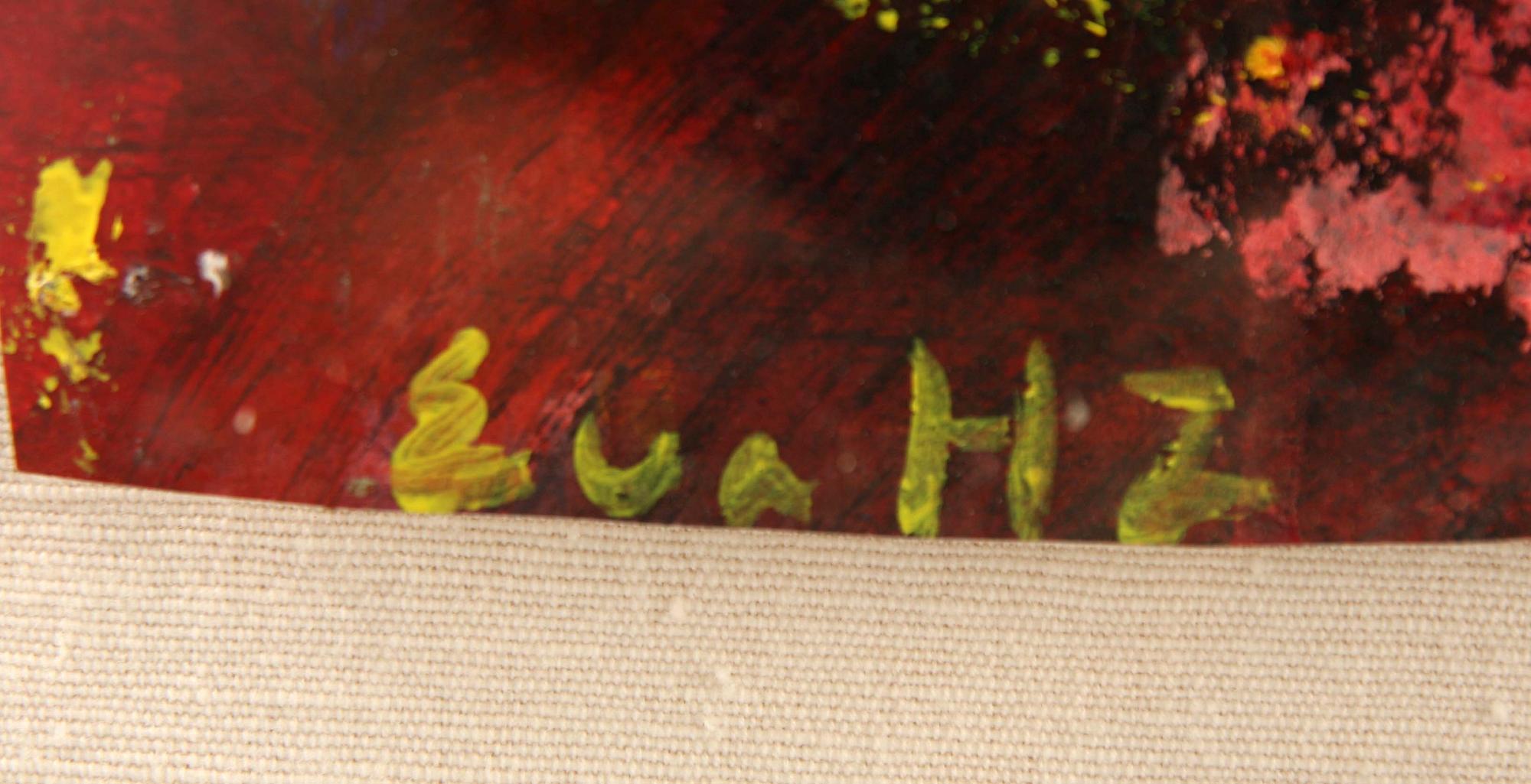 EVA ZETTERWALL, blandteknik på papper, sign.