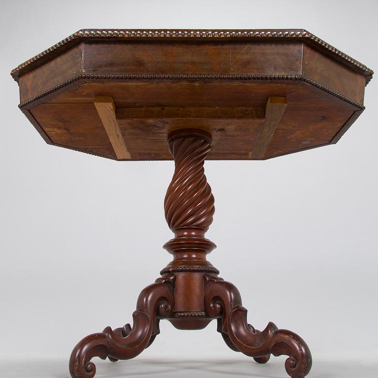 Display table, late 19th century.