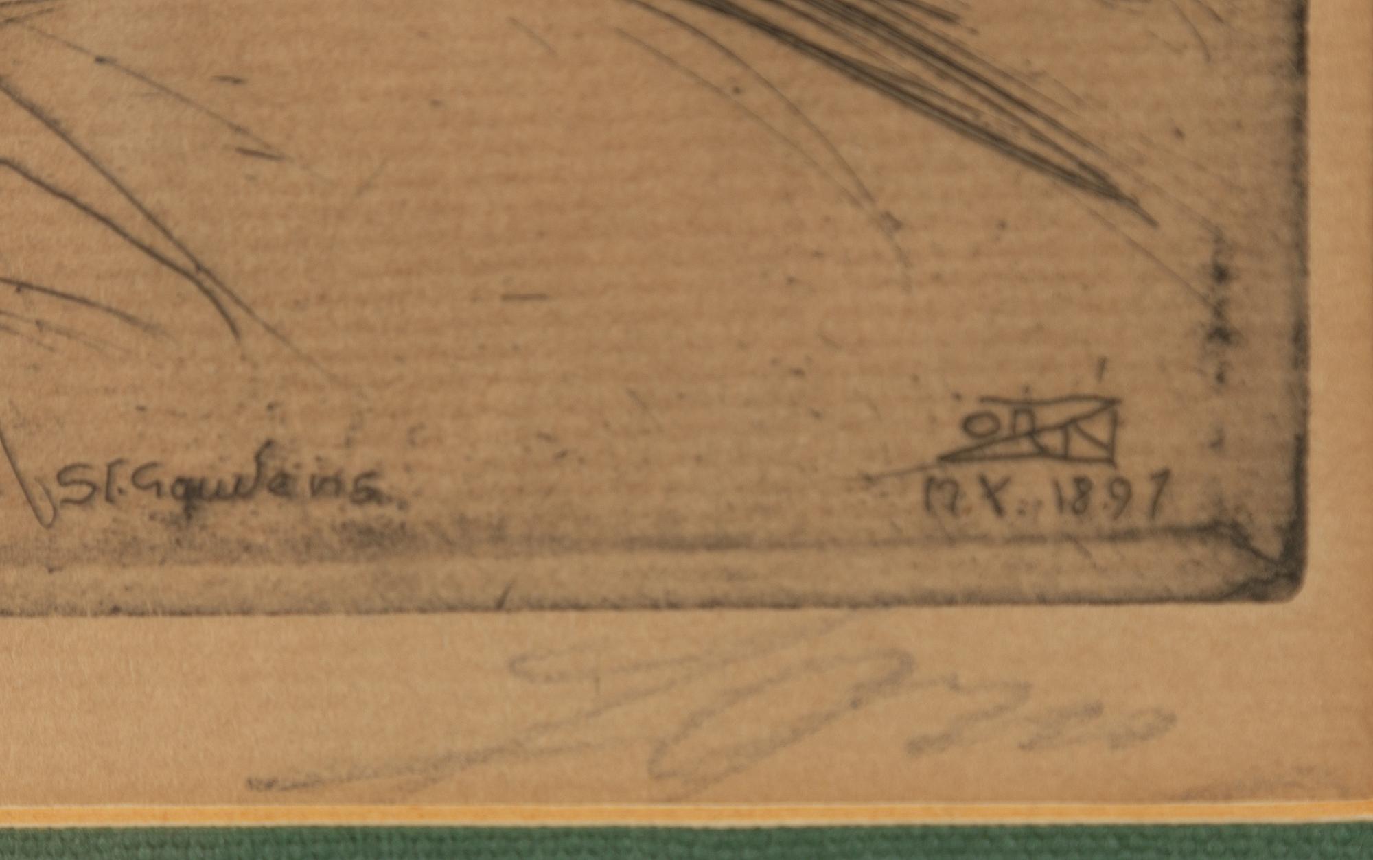 Anders Zorn, "August Saint Gaudens I".