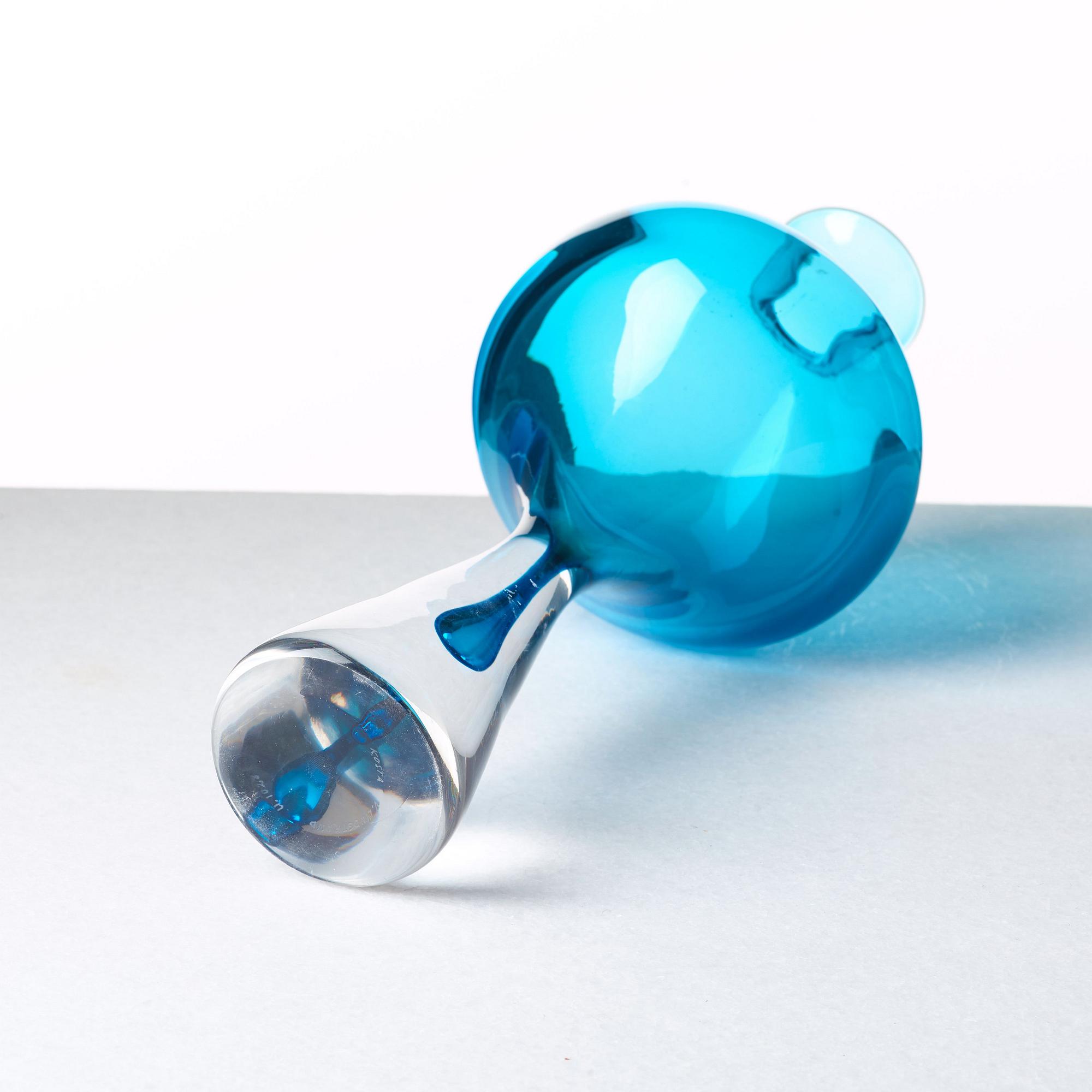 Vicke Lindstrand, vas, glas, Kosta, 1950-tal, unik.