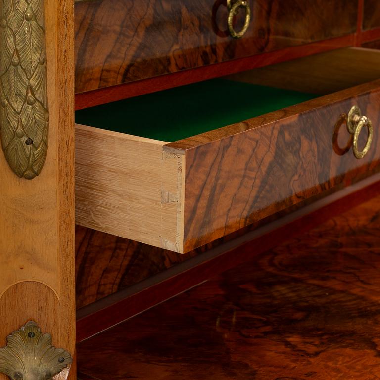 A Gustavian style chest of drawers, mid-20th Century.