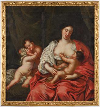 David Klöcker Ehrenstrahl, hans ateljé, Caritas, Allegori över kärleken.