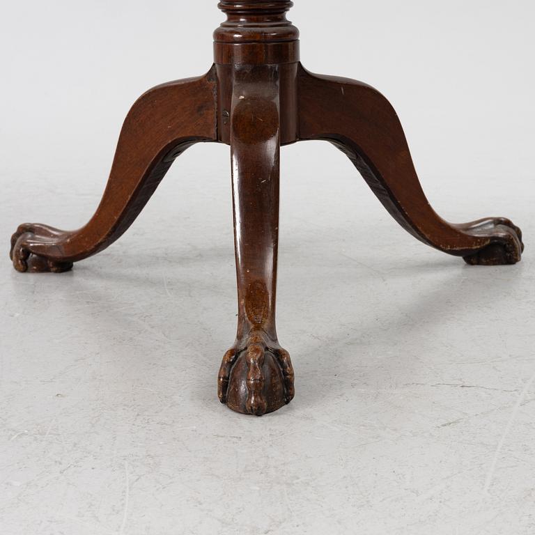 A folding table, England, late 19th Century.