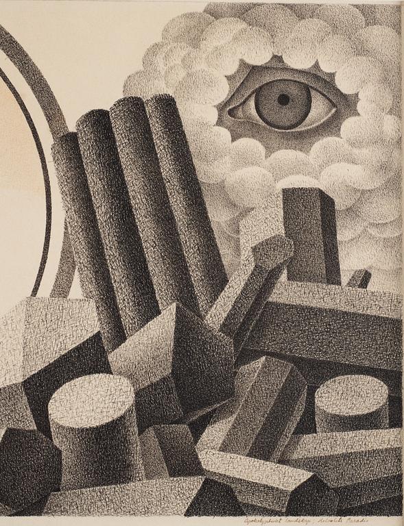 Otto G Carlsund, "Apocaplyptic landscape".