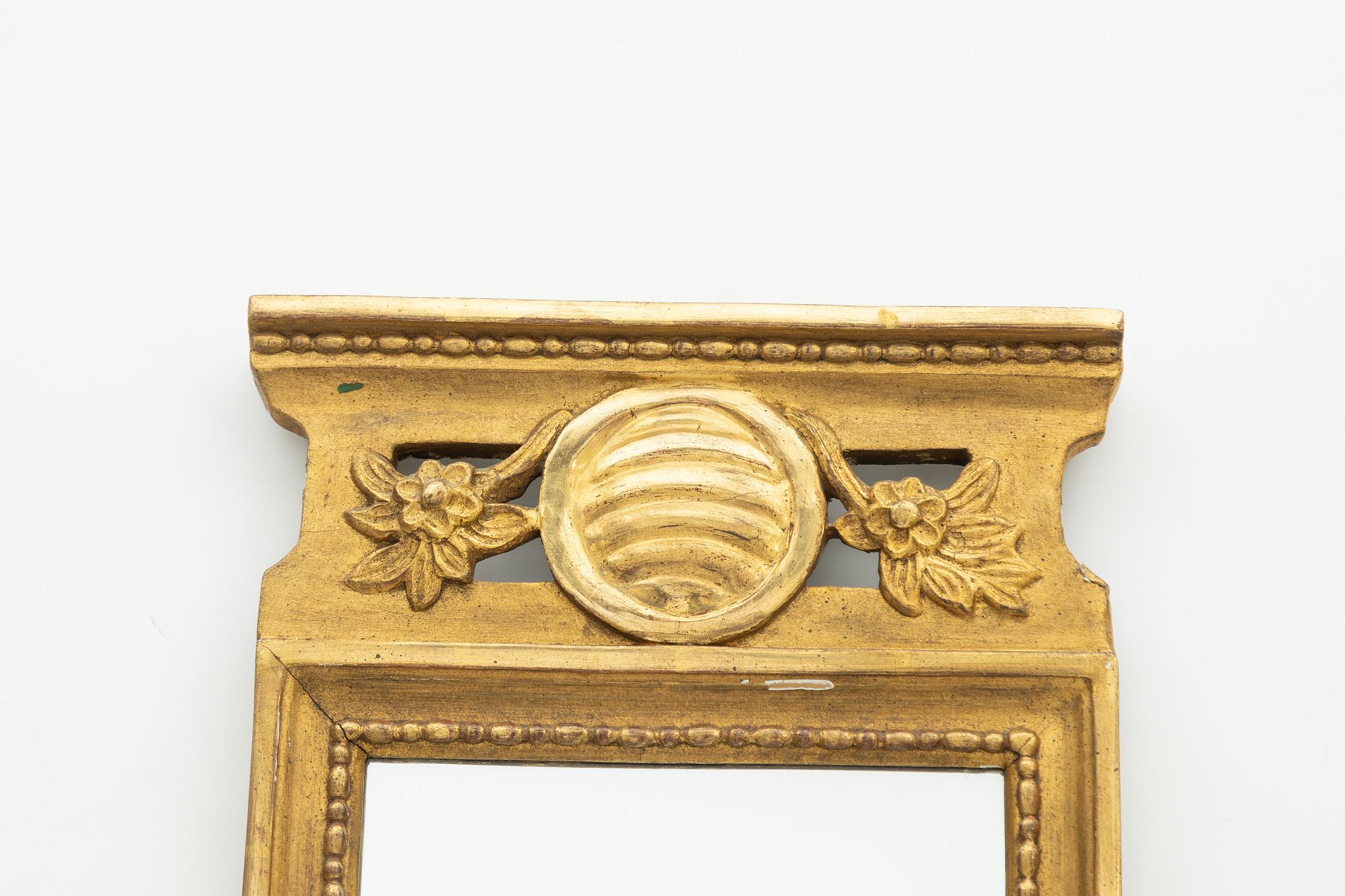 Mirror, 19th century, Gustavian style.