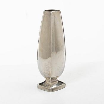 A sterling silver vase by Thorvald marthinsen Sølvvarefabrikk, Norway, possibly mid 20th century.