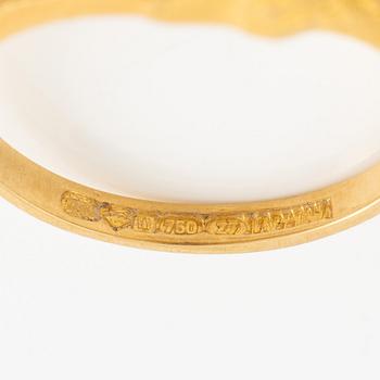 Björn Weckström, Ring "Galateia", 18K gold with zoisite, Finland 1977. By Lapponia.