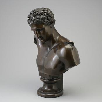 A mid 20th century bronze sculpture.