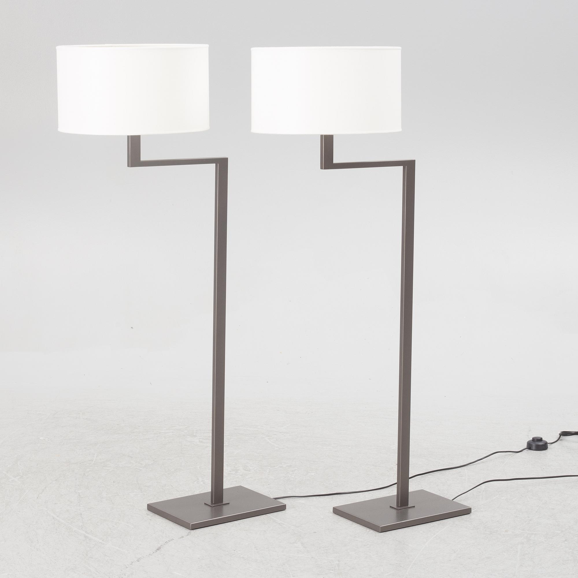 Floor lamps, a pair, "Jackie", Casamilano, Italy.