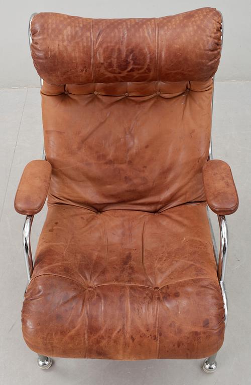 FÅTÖLJ, troligtvis modell "Carlo", Arne Norell, troligen tidigt 1970-tal.