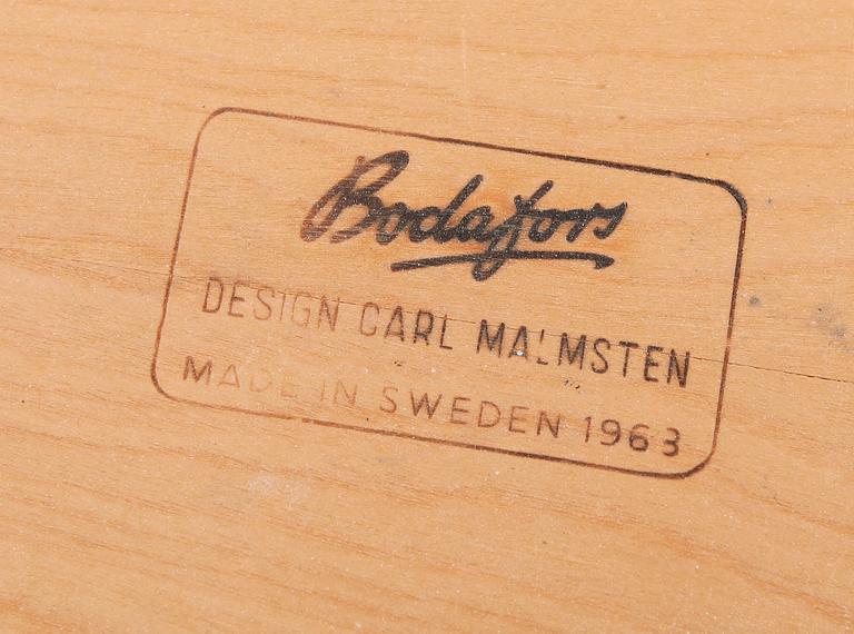 SÄNGBORD, 1 par, Carl Malmsten, Bodafors, 1962 & 1963.
