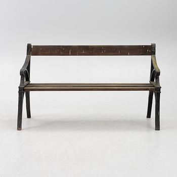 Garden sofa, Byarums bruk, 20th century.