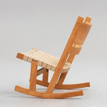 HANS J WEGNER, a rocking chair, model "GE674" for Getama, Denmark.