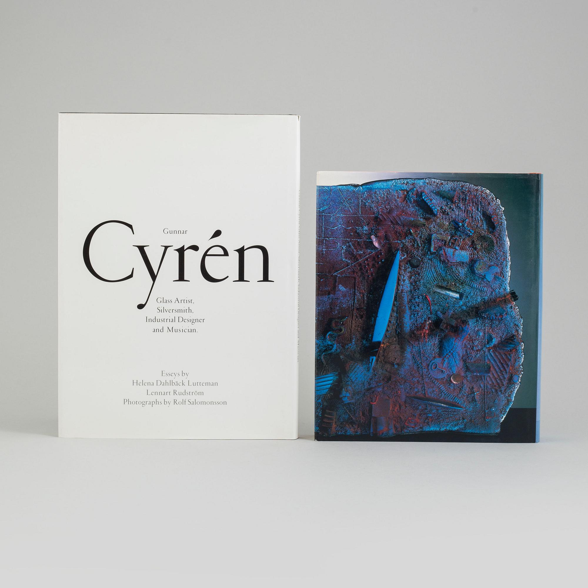 Seven books on Swedish glass, silver and furniture.