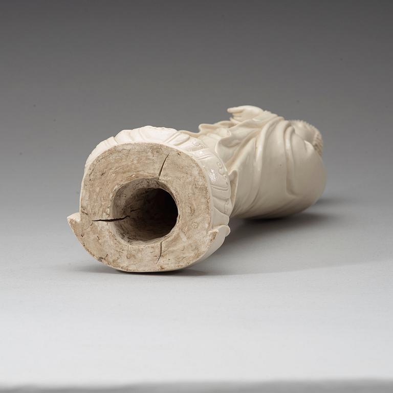 FIGURIN, blanc de Chine. Qingdynastin (1644-1912).