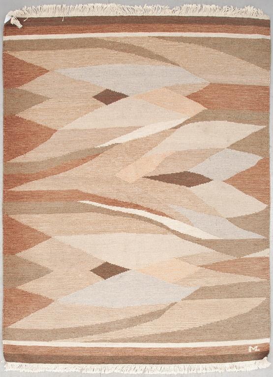 MATTA, rölakan, monogramsignerad ML, 1900-talets andra hälft. Ca 227 X 170 cm.