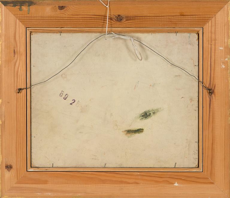 Werner Åström, oil on board, signed and dated -42.