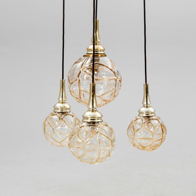 Ceiling lamp from the second half of the 20th century.