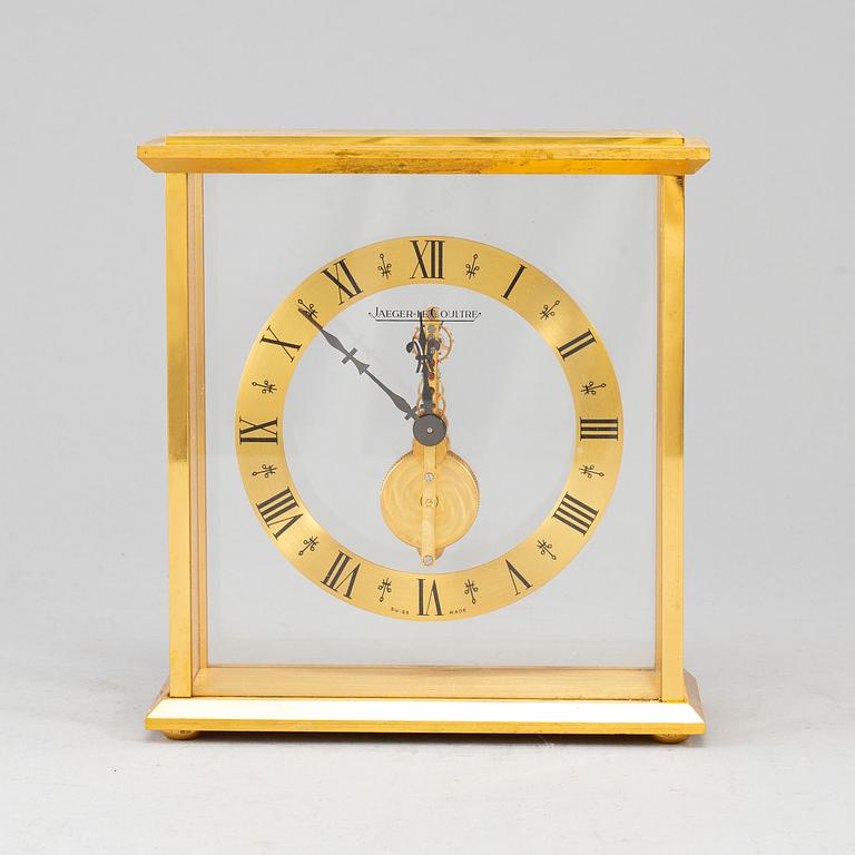 JAEGER LE COULTRE, a model '508' table clock, 1970's.