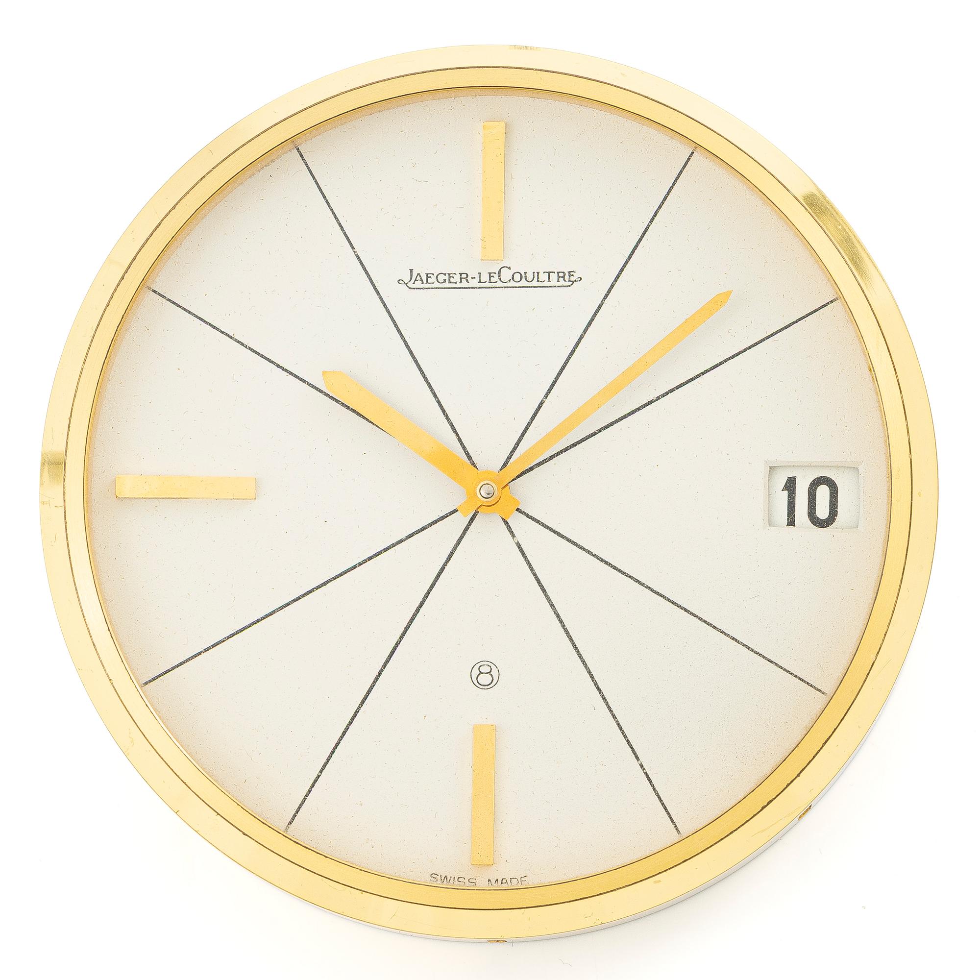 Jaeger-LeCoultre, table clock, 95 mm.