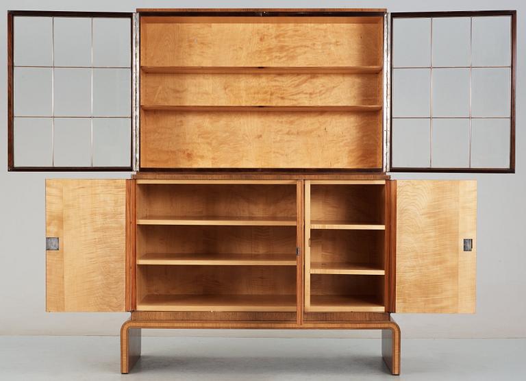 An Axel Larsson showcase cabinet, Albin Johansson, Wickman & Nyberg, Stockholm 1930.