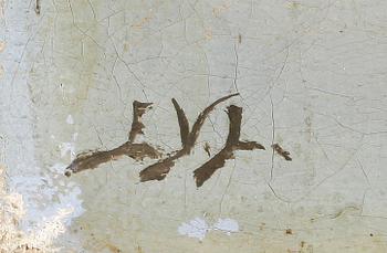 OKÄND KONSTNÄR, signerad EVL, omkring 1900.