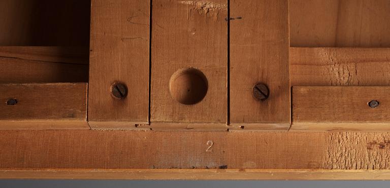 An Alvar Aalto birch table, Huonekalu-ja Rakennustyötehdas or Aalto Design Hedemora, probably 1940's-50's.