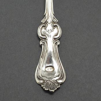 17 pcs of silver cutlery from 19th and 20th century.